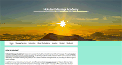 Desktop Screenshot of hokulanimassage.com